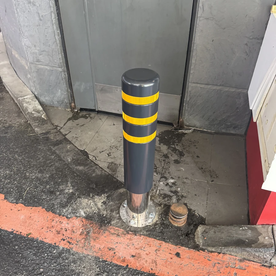 주차방지볼라드 시공 사례 - 서가건설